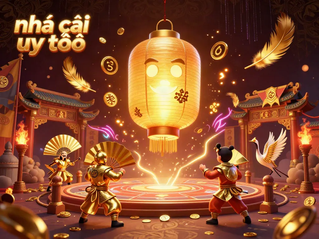 Experience the excitement of Nhà cái uy tín with vibrant gaming elements and dynamic characters.